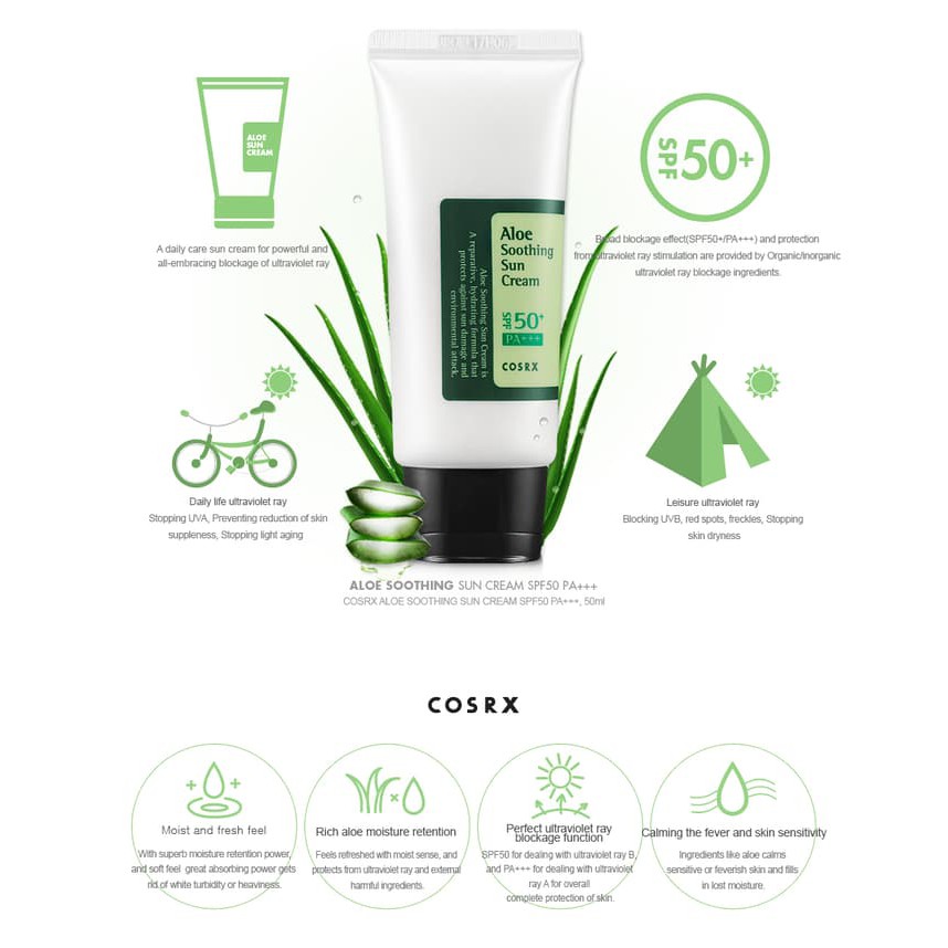 Cosrx Aloe Shooting Sun Cream Spf 50+++