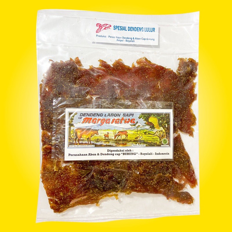 

Dendeng Sapi Cap Margasatwa 250gram