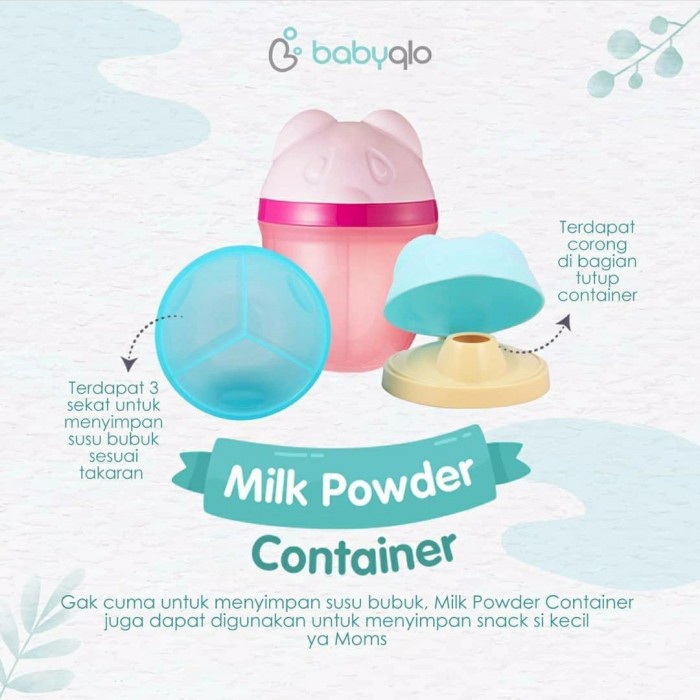 BABYQLO Milk Container | Food n Milk Dispenser Tempat Susu Bubuk Bayi