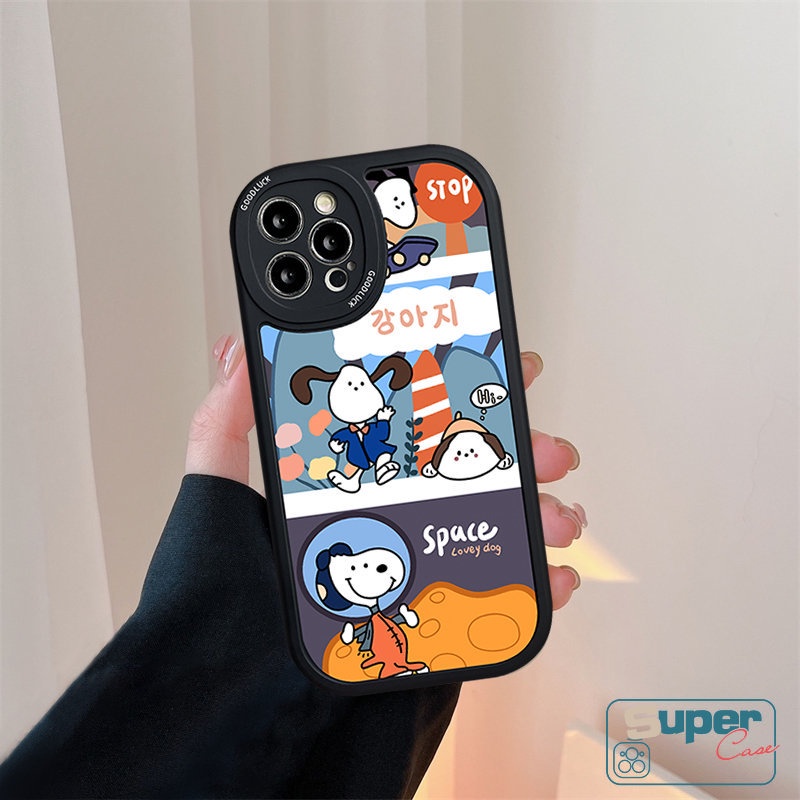 Casing Redmi 10A 12C 9A 10C A1 10 9 9T K40S 9C NFC Redmi Note10 10s Note 11 Note11 Note 8 Note 9 9s Note 11s 9 10 PRO MI POCO M3 X3 PRO NFC F4 Kartun Lucu Snoopy Sarung TPU Lembut