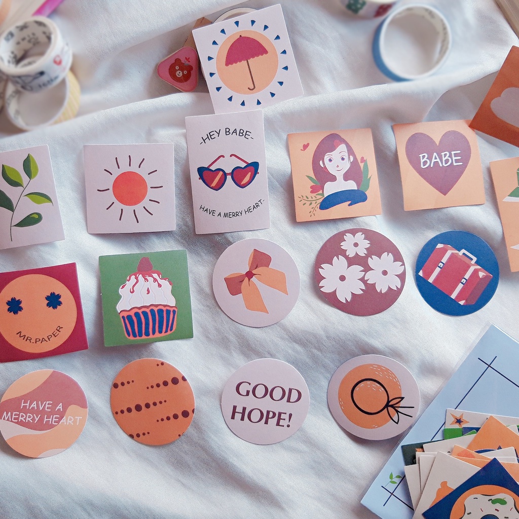 

UseoLab - Stiker Share Motif Aesthetic Dekorasi Scrapbook/Jurnal/Planner/Wall Decor