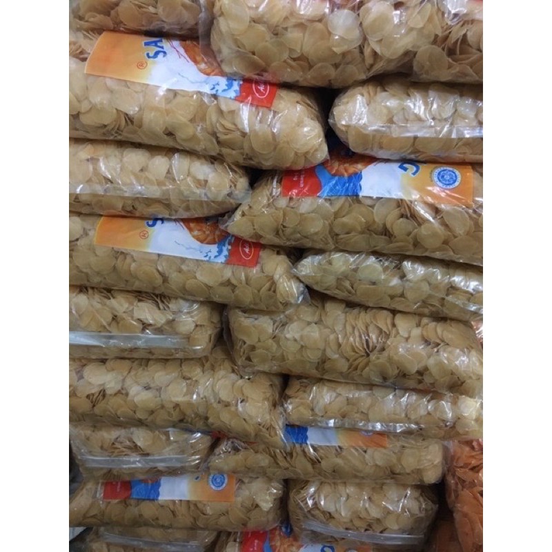 Kerupuk Udang Sari Udang 1kg / Krupuk Oren Sari Udang 1 kg / Cemilan Keripik 1kg