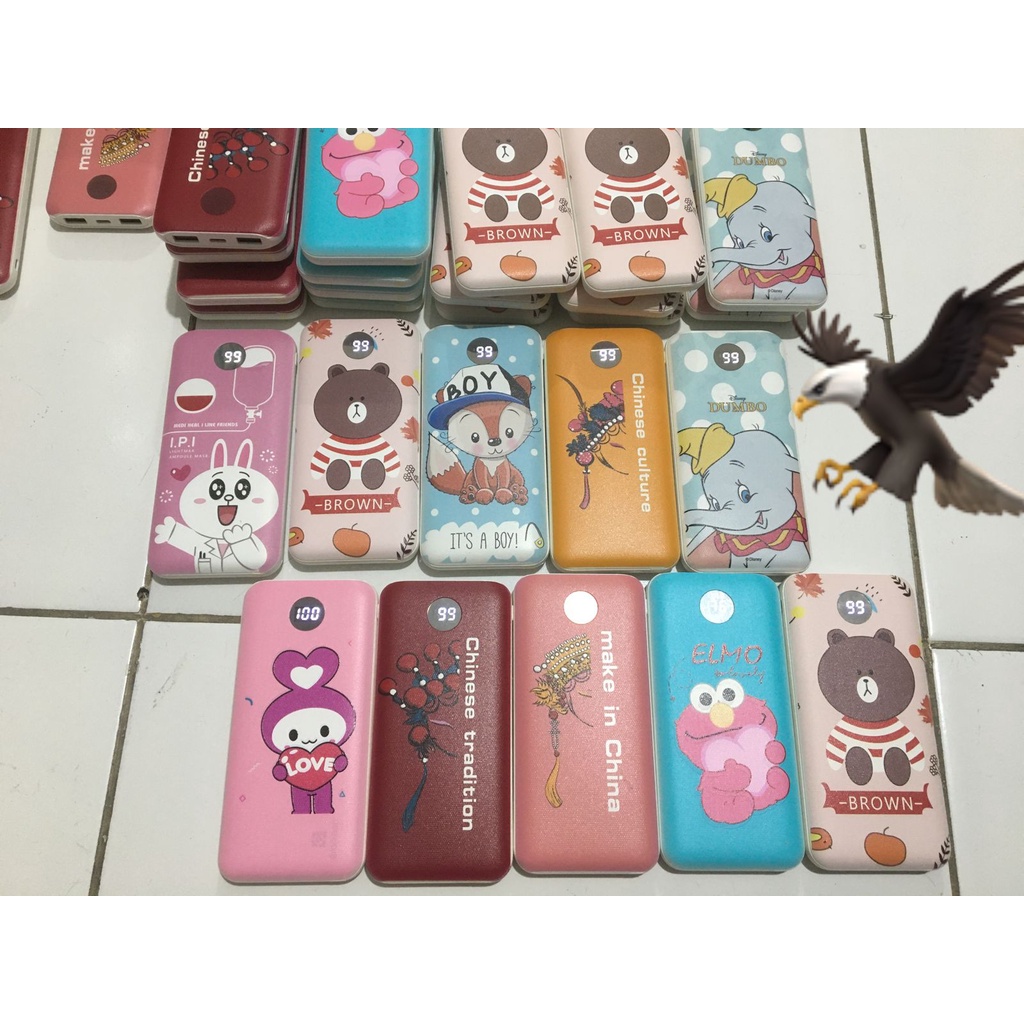 PowerBank Mini Murah Power Bank Dual USB LED Fast Charging 10000 mah / powerbank 10000mah LCD