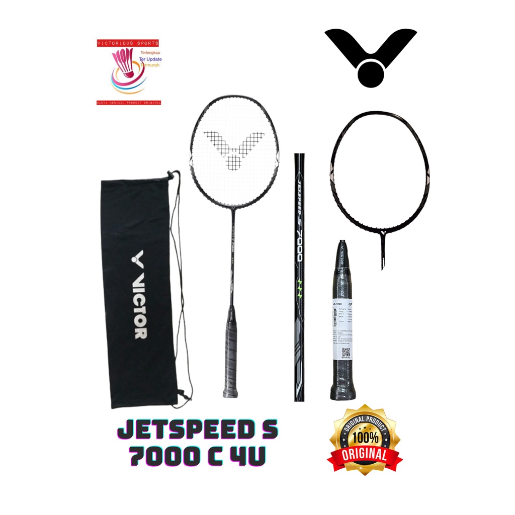 RAKET BADMINTON VICTOR JETSPEED S 7000 C || S 6000 A ORIGINAL