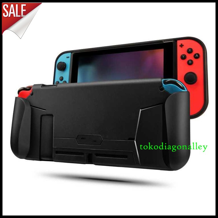 Casing Nintendo Switch Grip Handle dengan Game Card Slot