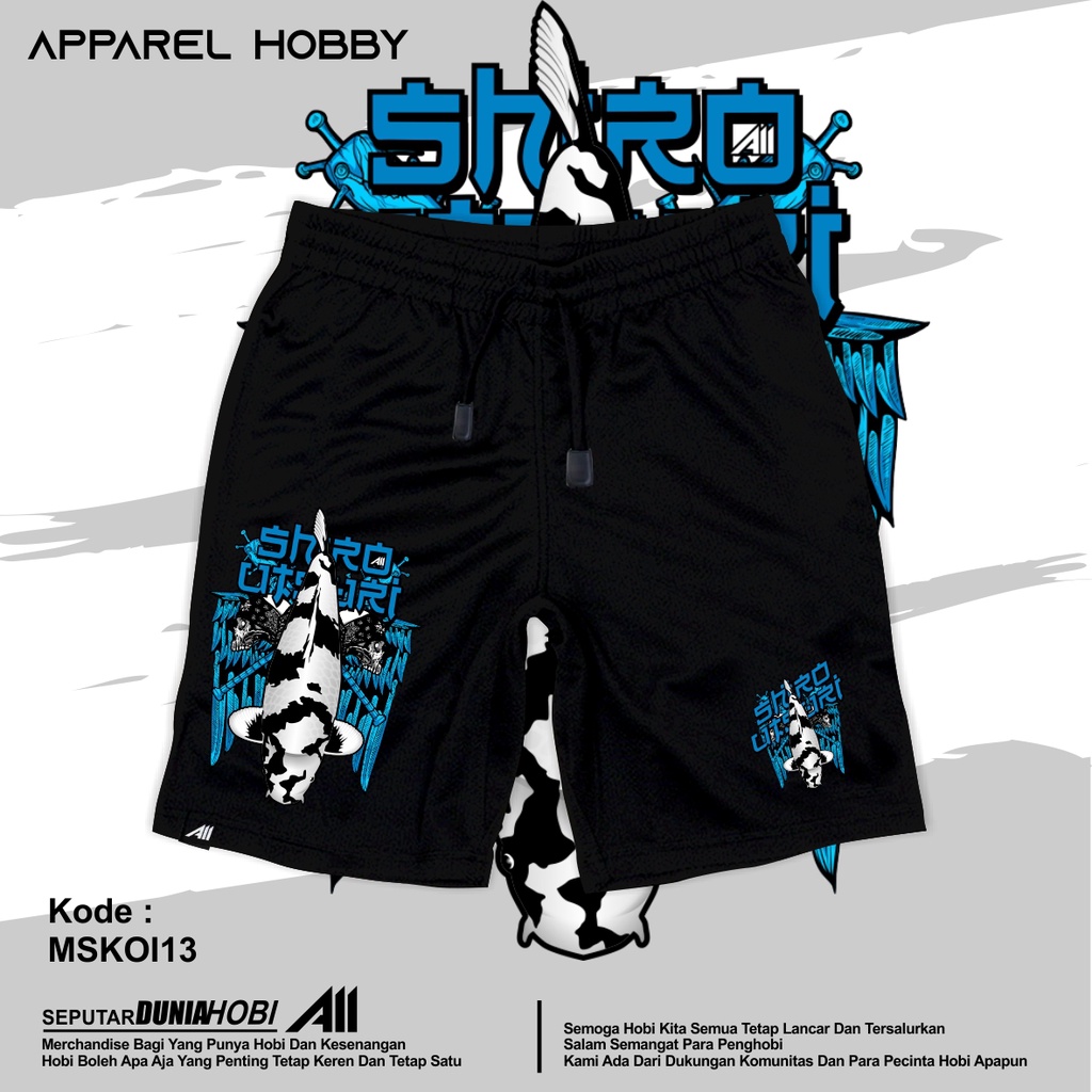 CELANA PENDEK SHIRO UTSURI APPAREL HOBBY IKAN KOI 13