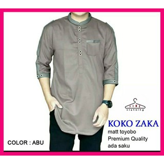Baju Koko Pria Zaka Muslim M L xL XXL 3XL Fc promo koko zaka baju
muslim koko pria katun dewasa jumbo lengan