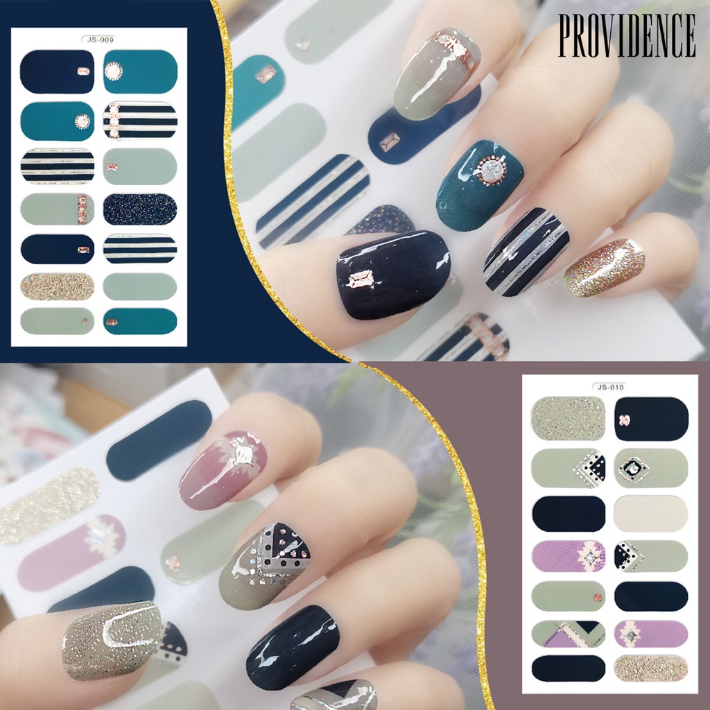 Providence Nail Polish Film Back Glue Vivid Patterns Ultra Thin Full Waterproof Environmentally Nail Stickers for Manicure