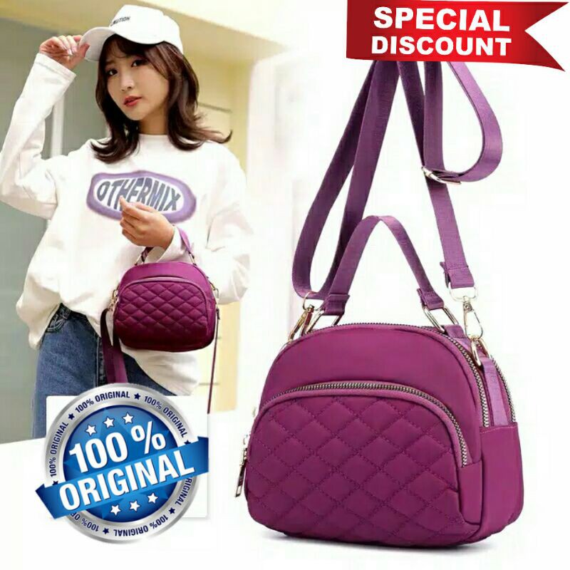 Original Tas Wanita Import Jinjing Dan Selempang CHIBAO Bordir Parasut Terbaru Super Termurah