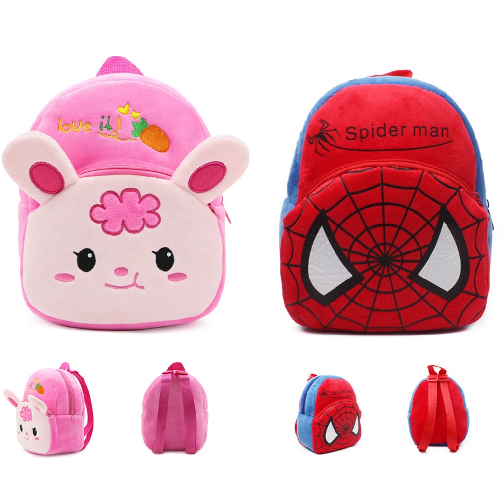 BRGUNIK Tas Ransel Anak Karakter Aneka Motif Backpack Import R115