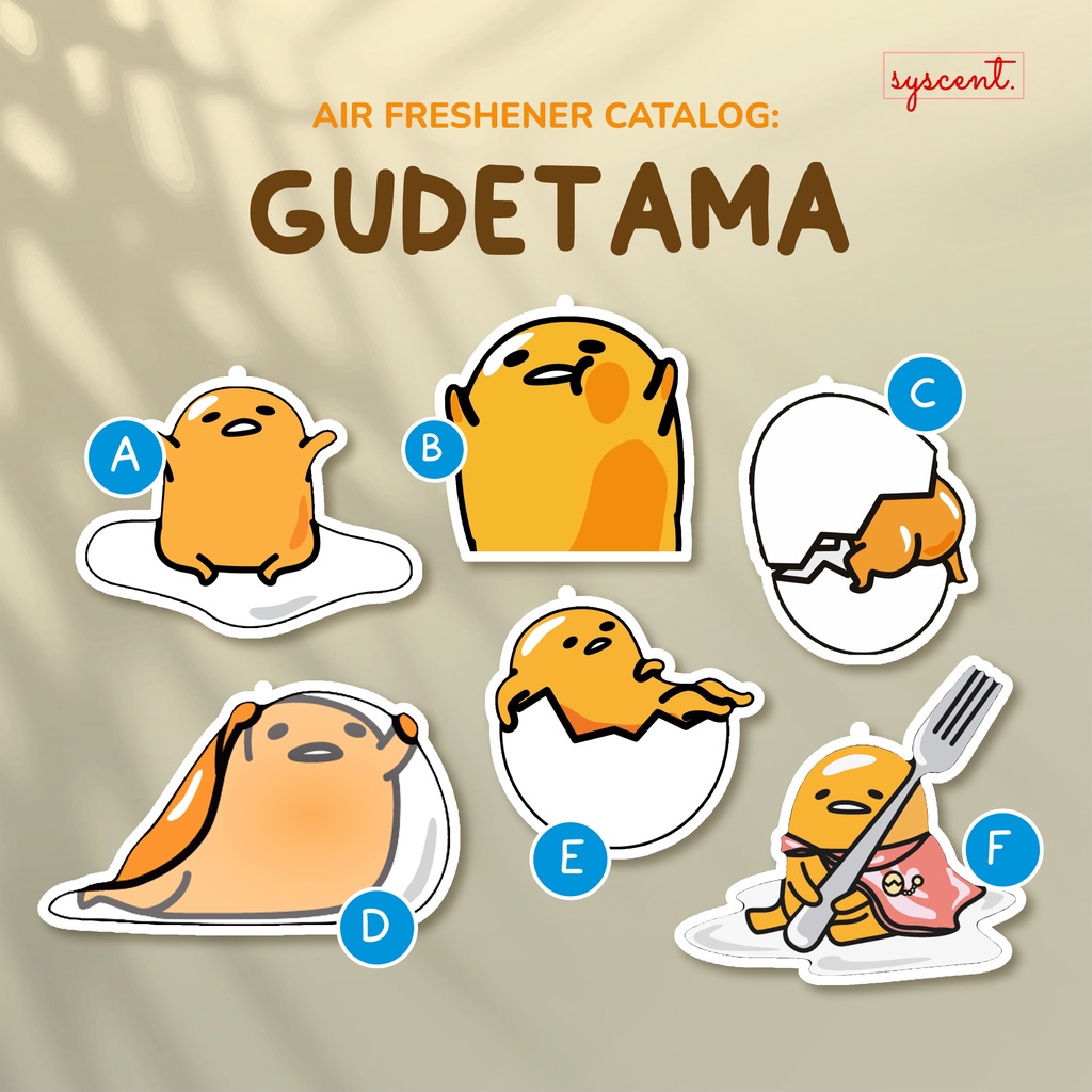 SYSCENT Parfum Mobil / Pengharum Ruangan Gudetama