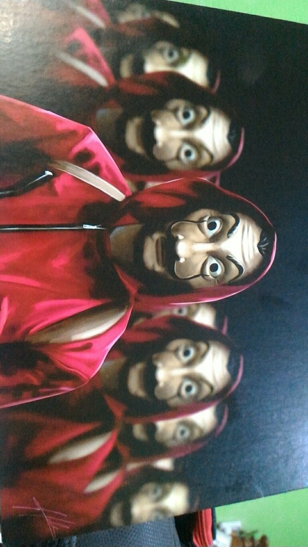 Hiasan Dinding Poster Kayu La Casa De Papel money Heist Wall Decor Lcd 01-04