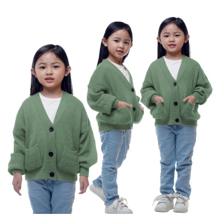 FX SHOP SWEATER CARDIGAN ANAK PEREMPUAN RAJUT / OLIVIA / CARDIGAN ZARA KIDS Anak Usia 2-10 Tahun