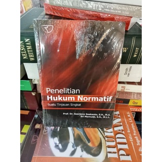 Jual Buku Penelitian Hukum Normatif By Soerjono Soekanto Sh Indonesia