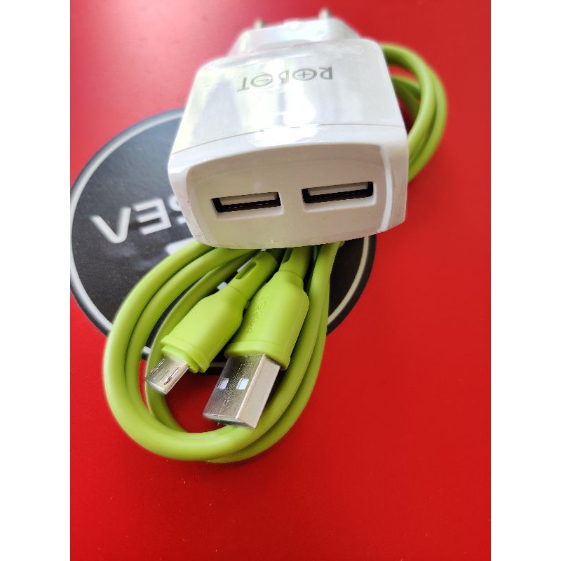 Robot Charger Dual Fast Charging GARANSI RESMI