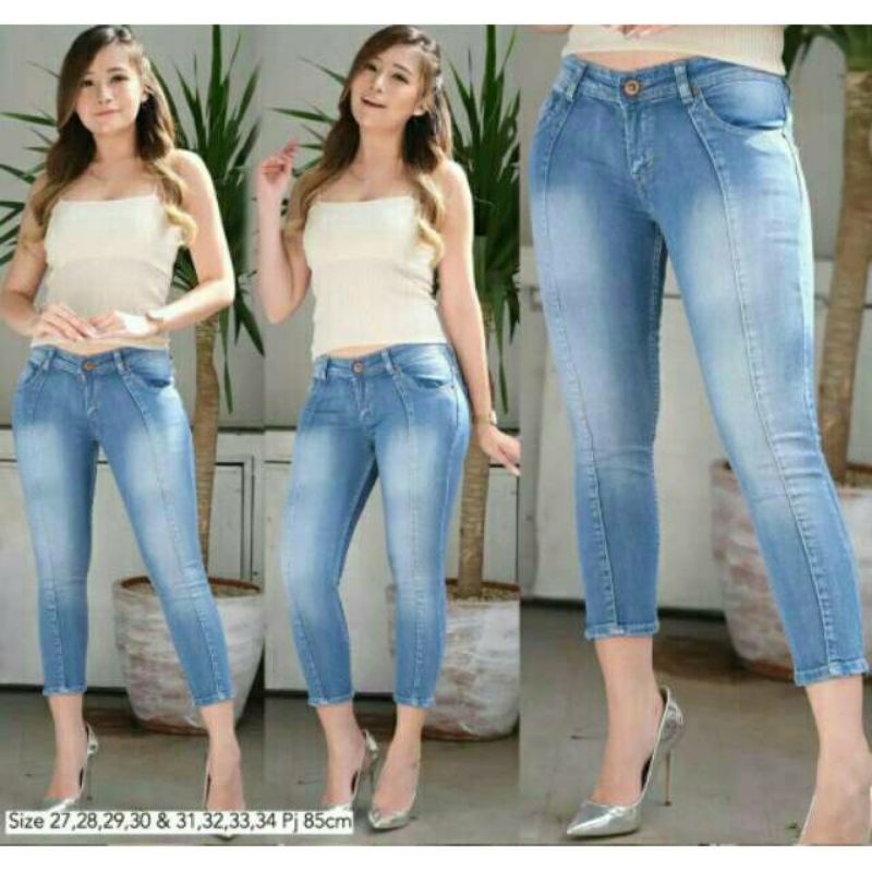 CELANA PANJANG JEANS//CELANA JEANS PREMIUM//CELANA SERENA FRONT