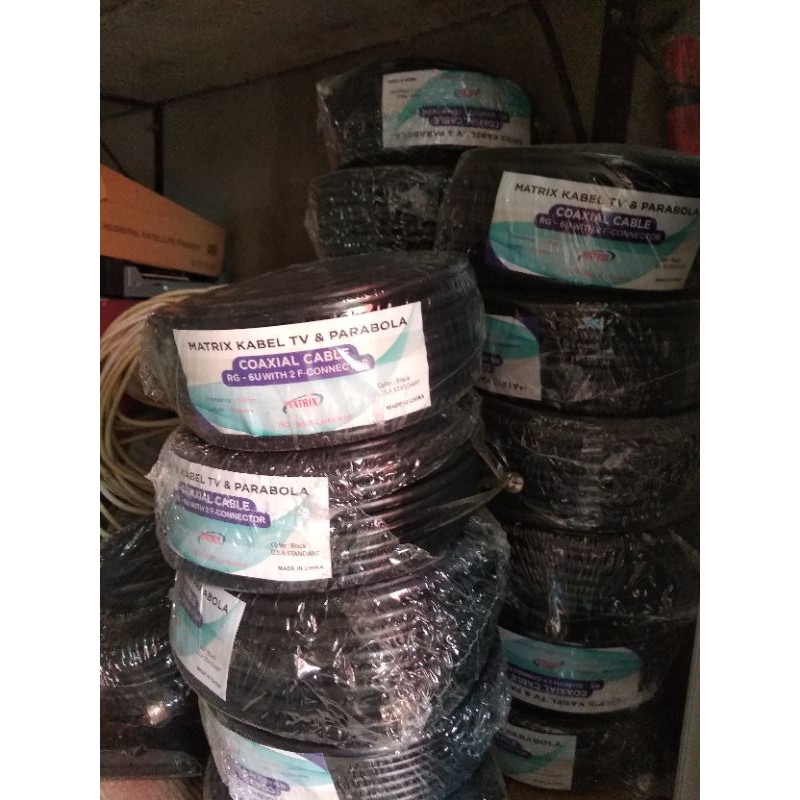 Kabel coaxial matrix RG 6 20 meter
