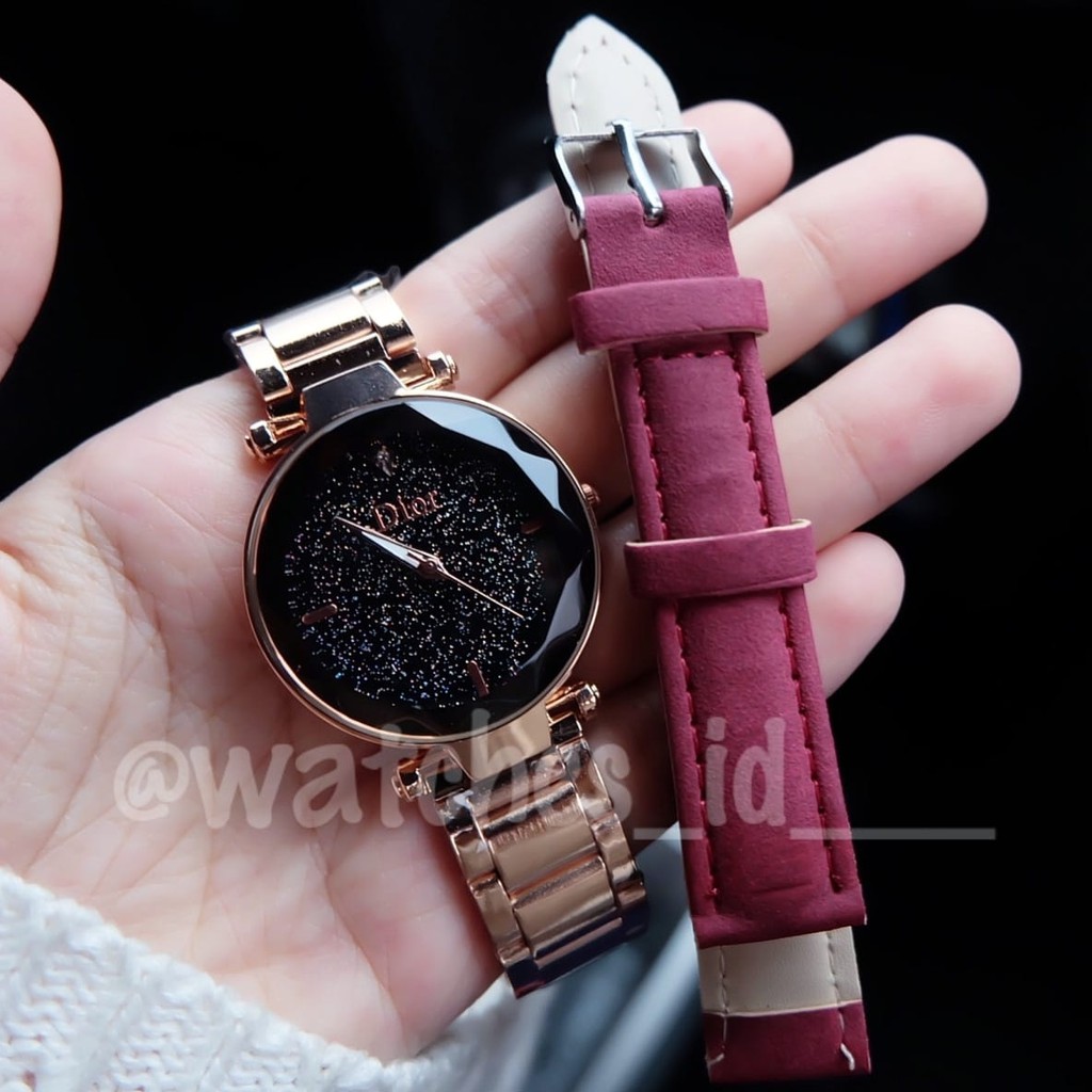 Jam Tangan Dior Free Tali Kulit
