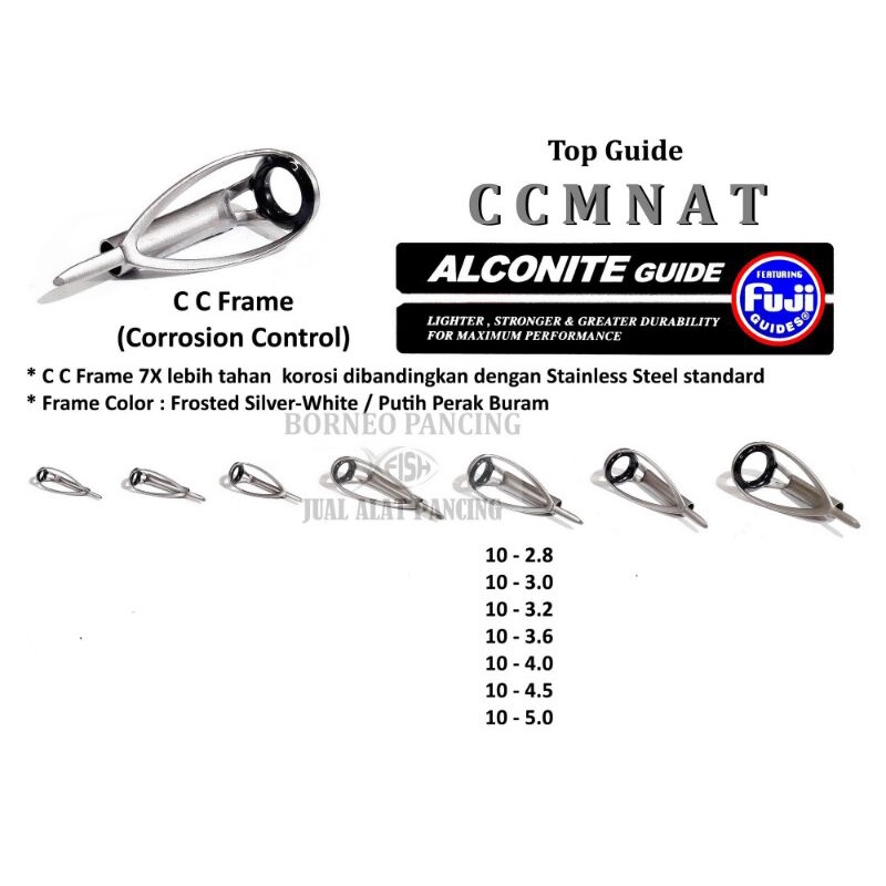 Top Guide Fuji CCMNAT Size 10 ( ALCONITE )