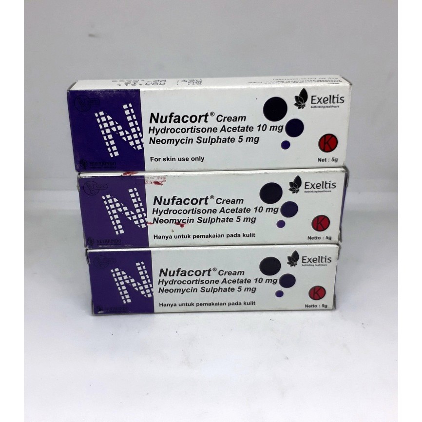 Nufacort Cream 5 Gr Krim Salep Tube Shopee Indonesia