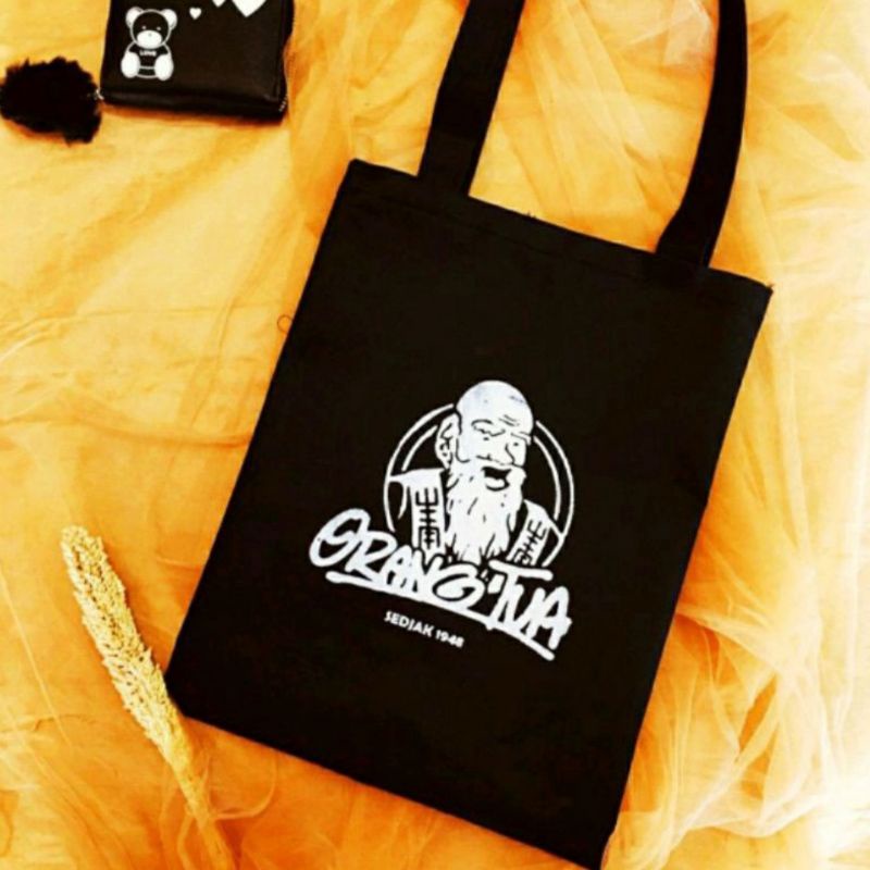 TAS TOTEBAG PEREKAT GAMBAR / TOTE BAG WANITA KPOOP (BEPINK OFFICIAL)