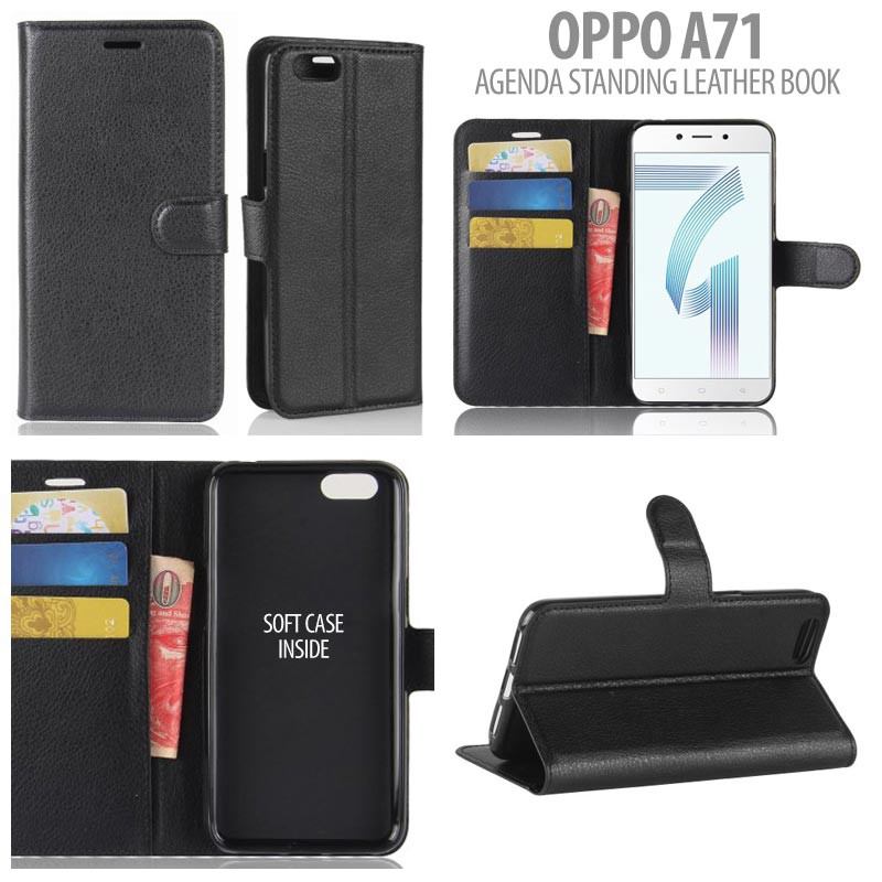 

Oppo A71 - Agenda Standing Leather Book