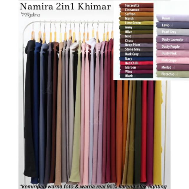 Namira khimar & Cadar by Atelier Angelina