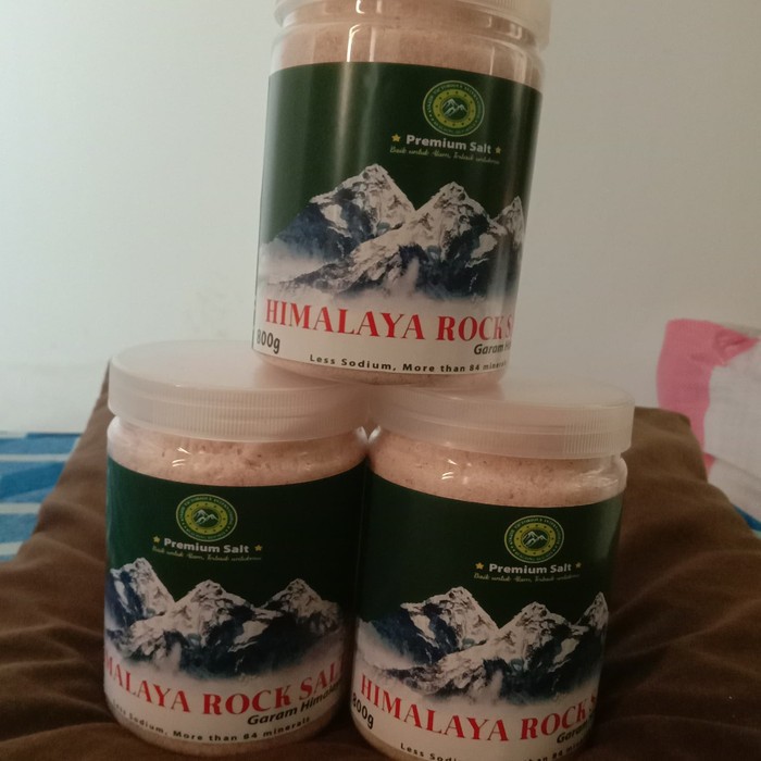 

New Arrival - Garam Himalayan Rock Salt Murni Original (800G)Tidak Asli Uang Kembali