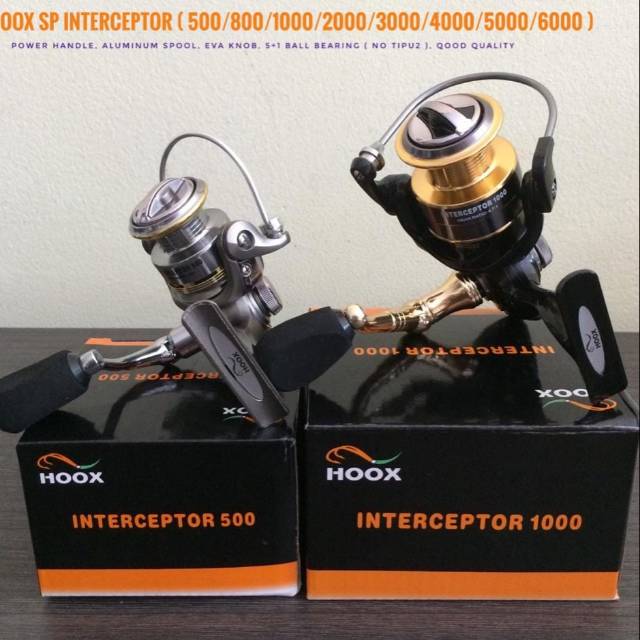 Reel pancing hoox  power handle 1000 2000 3000 4000 5000 6000