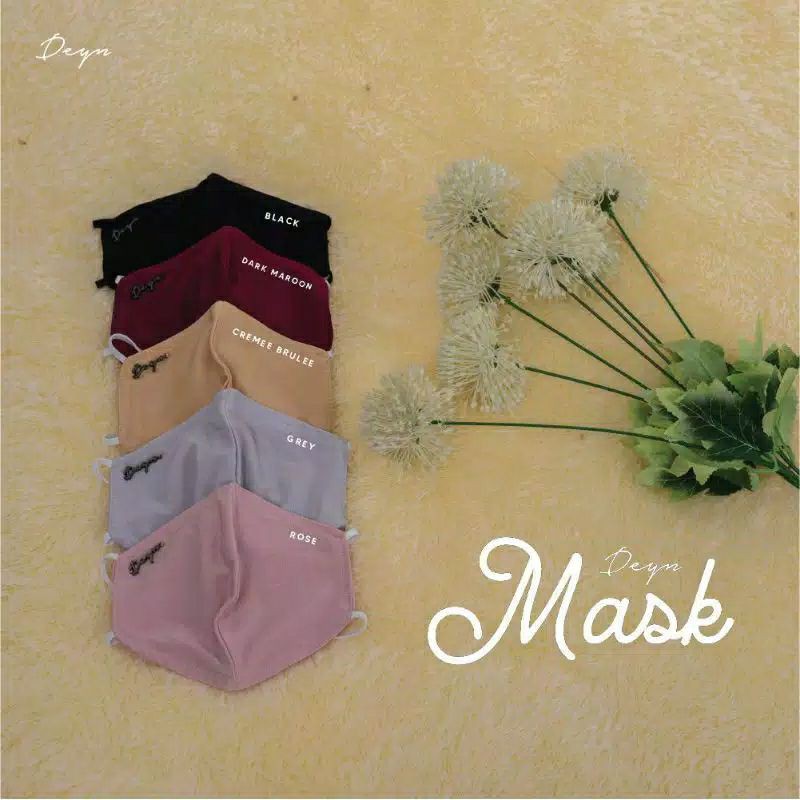 Masker Kain Hijaber Headloop by deyn scraf