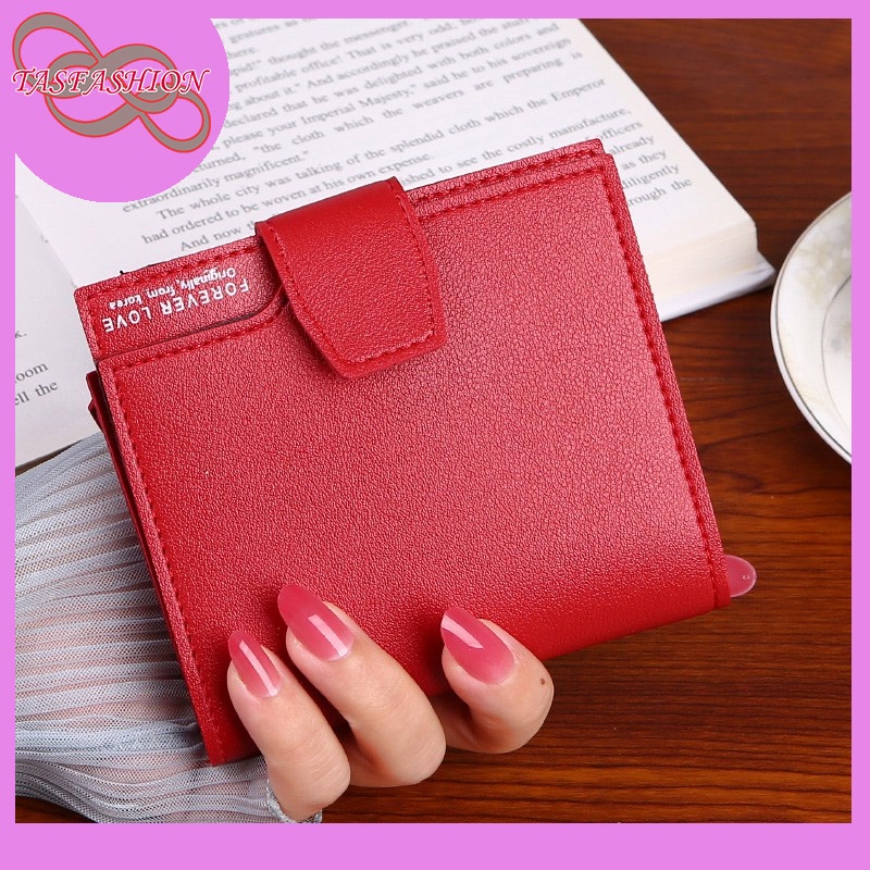 ⚘FASHION88⚘D26-1 Dompet Lipat PENDEK Wanita Trendy Murah/dompet wanita mini murah real pic-8