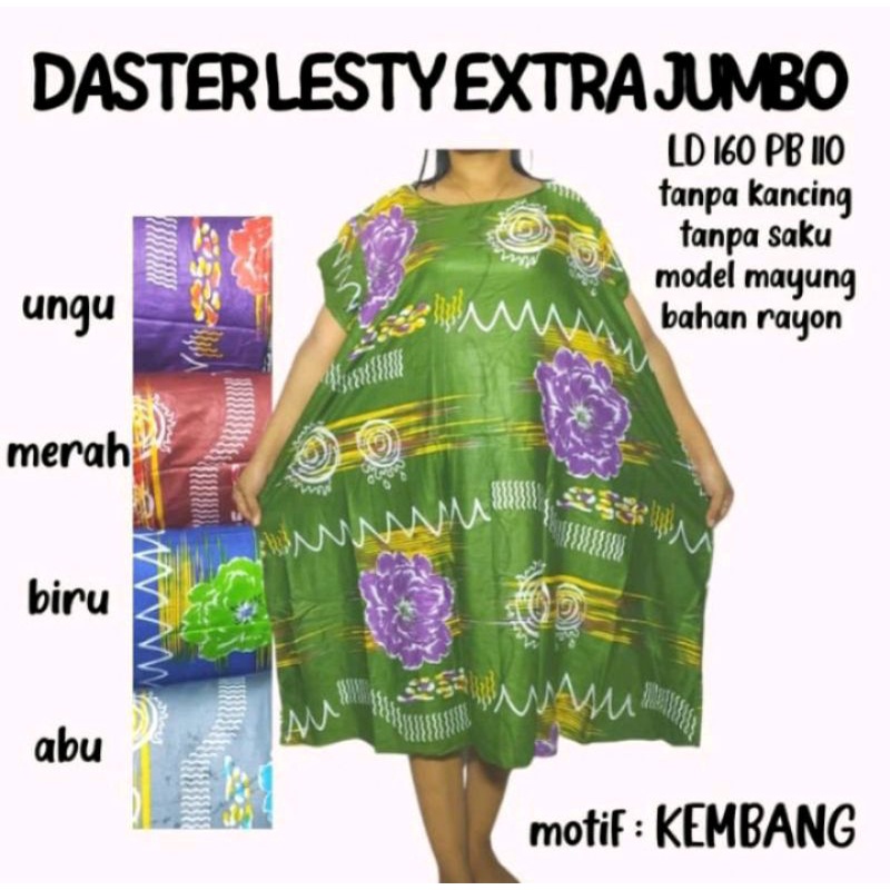 Daster payung Extra Jumbo ld 160 non kancing
