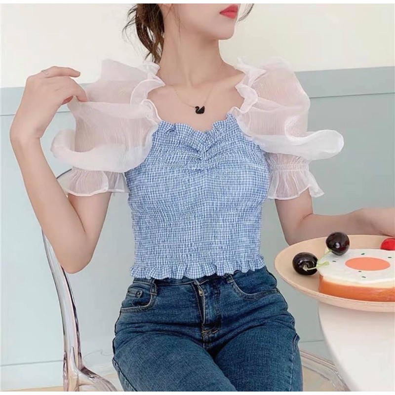 Mesh Crop Top