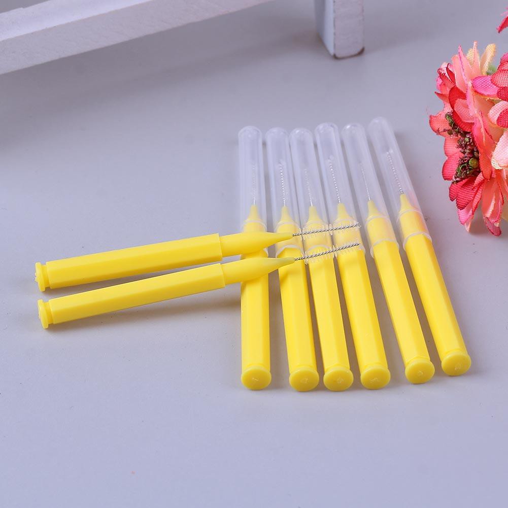 MOJITO 8pcs/Pack I Type Interdental Brush Dental Cleaning Brush Massage Toothpick