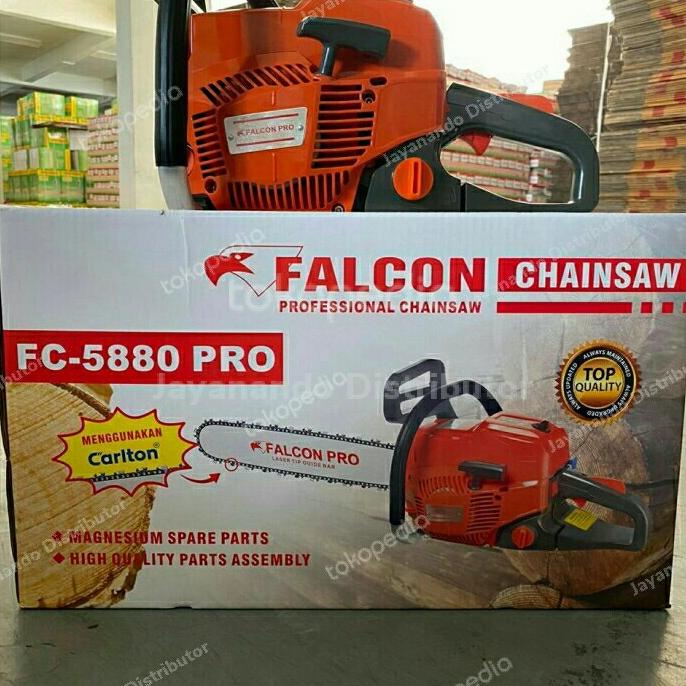 Falcon Chainsaw 5880 Pro + 22Inch Bar Roda Termurah