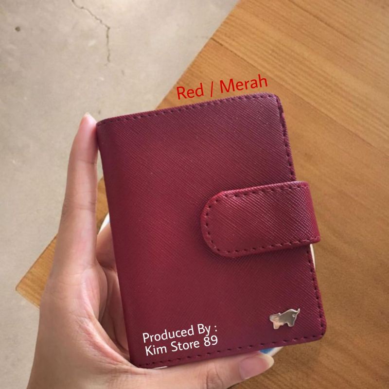 DOMPET KARTU CARD HOLDER PRIA WANITA MURAH MERIAH  - KANCING