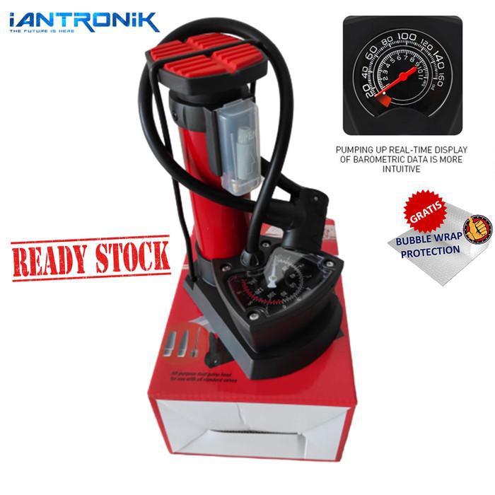 POMPA Angin Injak Portable Foot Pump ODESSY – Dengan indikator last