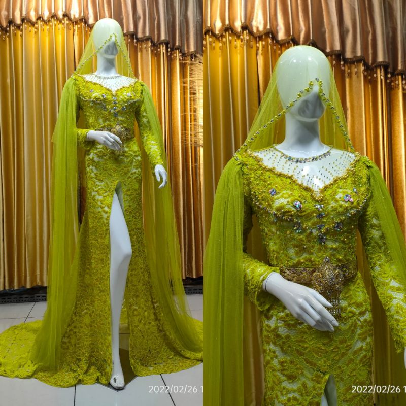 KEBAYA AKAD BELAH //KEBAYA AKAD //AKAD //KEBAYA BELAH //KEBAYA WEDDING