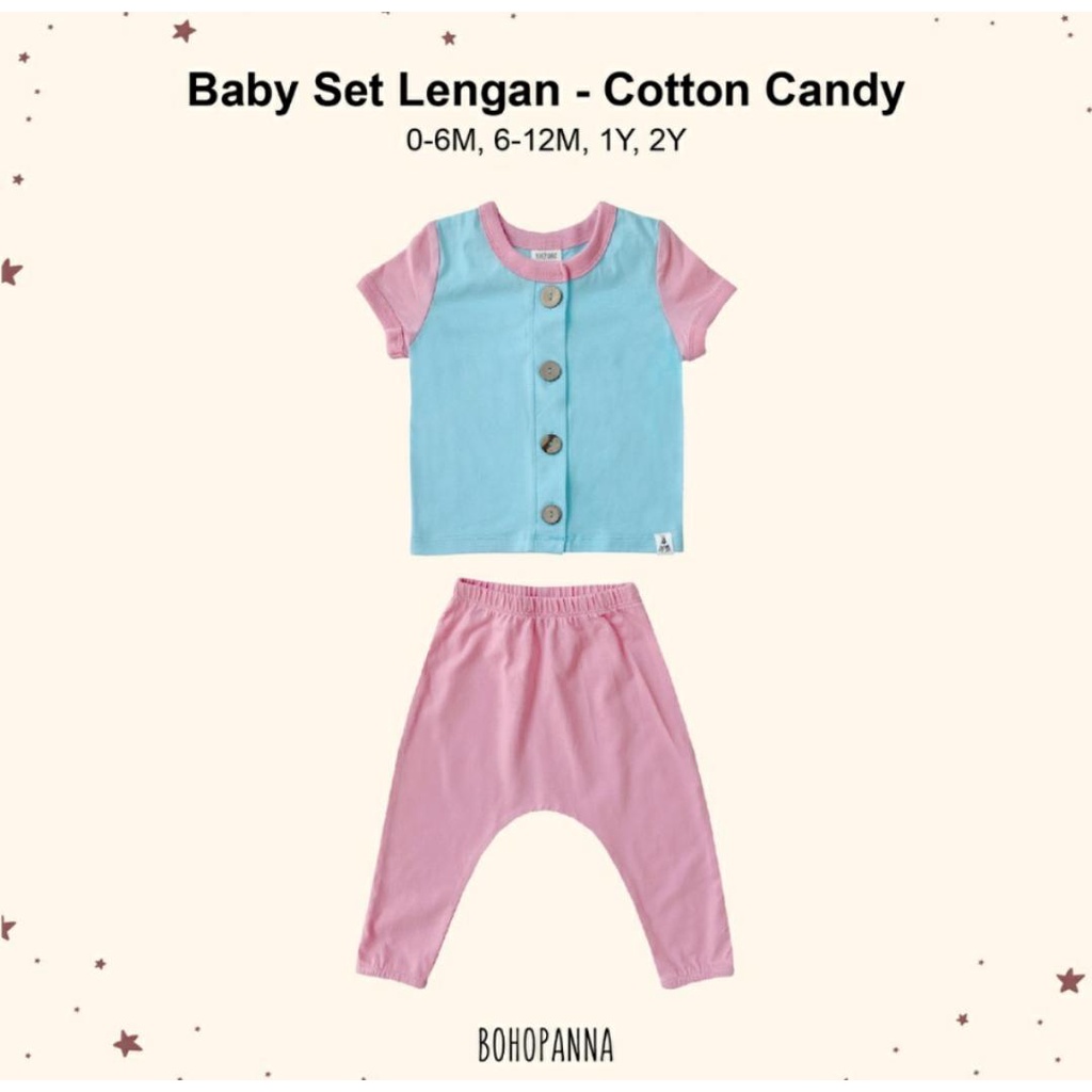 BOHOPANNA BABY SET LENGAN - SETELAN ANAK