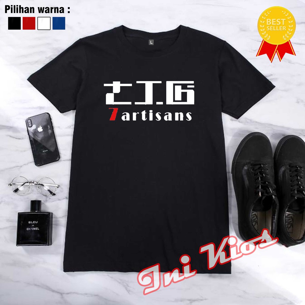 KEREN Baju Kaos 7 ARTISANS FITNESS 7ARTISANS keren pria wanita Custom DISTRO NEW
