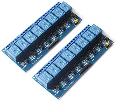 [REL-9011] RELAY MODULE 8 CHANNEL 12V OPTOCOUPLER LOW LEVEL TRIGGER PLC AVR 8CH