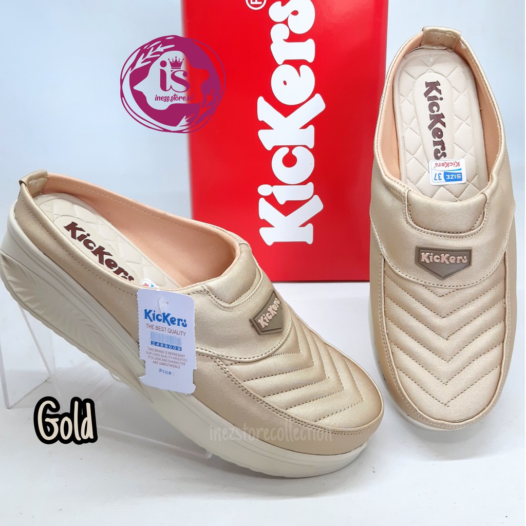 SEPATU WEDGES WANITA KICKERS KODE  SL-V MURAH BERKUALITAS