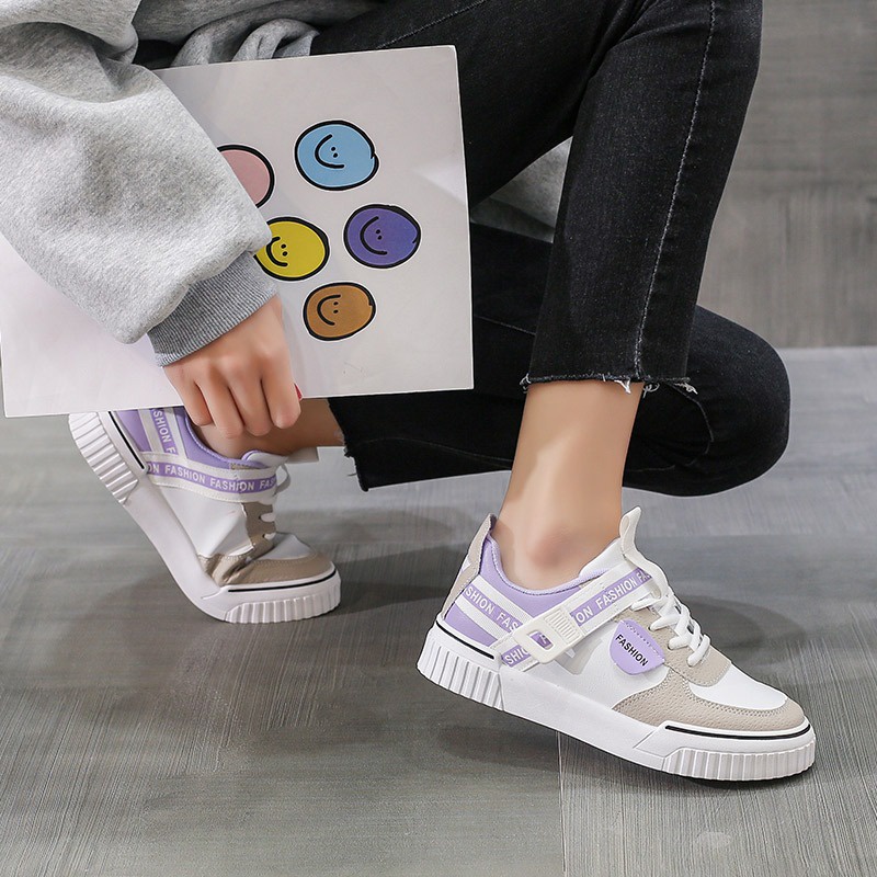 Sepatu Sneakers Korean Style Perempuan Import Color Full Sneaker Perempuan Terbaru 2022 SP-186