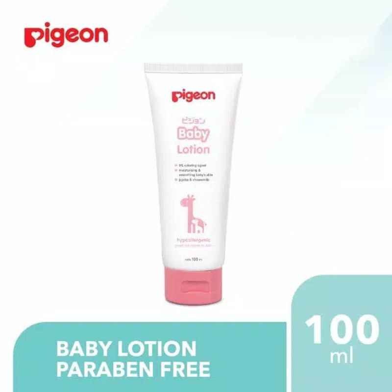 Pigeon Baby Lotion Moisturizing &amp; Smoothing Baby's Skin - 100 ml / Lotion Bayi