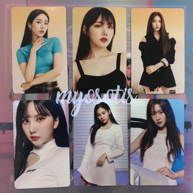 gfriend - fever season po benefit photocard pc [sinb yerin sowon eunha umji yuju]