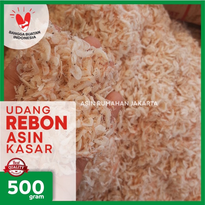 

PROMO Ikan Asin - Udang Rebon Kasar 500 Gram / Rebon Asin Kasar