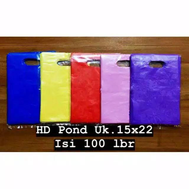 Lucky Kantong Plastik Hd Pond Oval Polos 15x22 Isi 100pcs