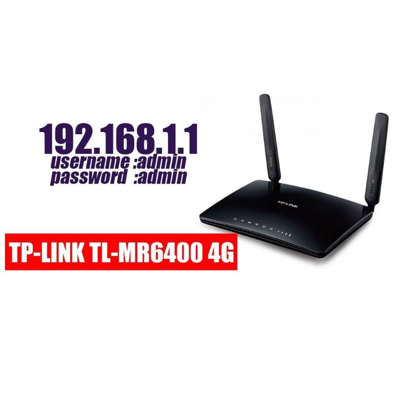 Home Router TPLINK TL-MR6400 4G LTE Unlock All Operator / TP-LINK 6400