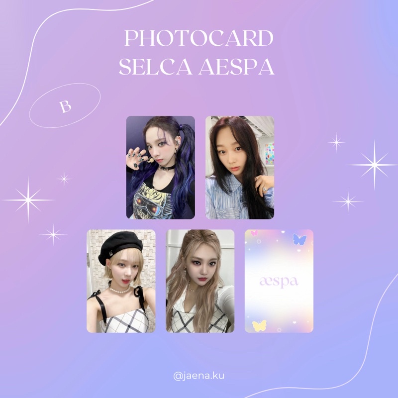 [AESPA] PHOTOCARD SELCA #5 AESPA ‼️BACA DESKRIPSI‼️