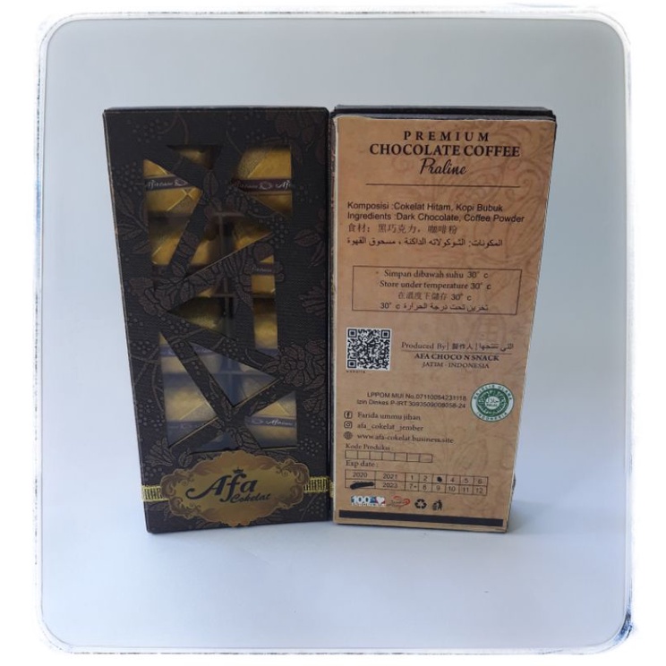 

afacokelat gift box praline kopi premium 120gr
